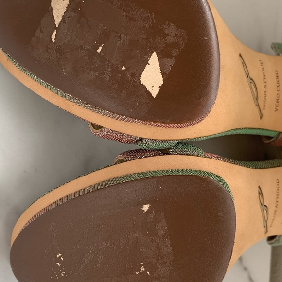 Brian Atwood Shimmer Heels - Size 7 - Picture 6 of 10